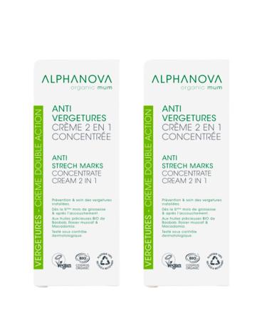 Alphanova Anti-Stretch Mark Cream 2 in 1-150 ml - Pack of 2