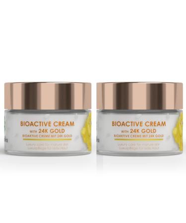 green idea green idea - Bioactive 24K Gold Cream - Luxury Care for Mature Skin - Conditioning - Anti-Ageing - Anti-Wrinkle - Face Moisturizing - Pure Gold Particles - Young Skin - 50 ml (2)