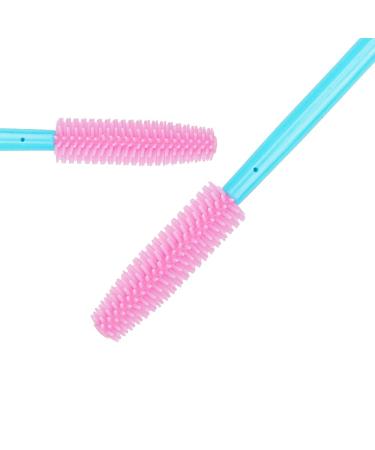 Buy 100 Pcs Silicone Mascara Wands - Disposable Eyelash Brushes for Extensions Makeup Tool Kit (Blue Handle/Pink Brush Head) - Shop Internationally - Buy Online on GoSupps.com