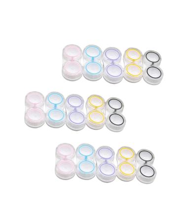 Hapinary 15er box contact cover sweet accessories for contact lens container protect outlet-safe travel containers LINSENETUI lens organizer suite glasses frame containers