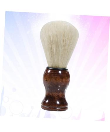 Shop Minkissy Portable Cleaning Brush for Men | Compact Beard & Razor Brush | Marble Cake Plate & Bamboo Beard Styling Tool - Buy Online on GoSupps.com