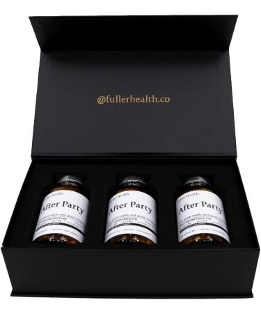 Fuller Health After Party DHM Dihydromyricetin Supplement | Supports Liver Metabolism Energy Levels Post-Celebration Relief | Feel Refreshed 650mg Per Pill | 3 Bottles 72 Servings 120 Count (Pack of 3) - Buy Online on GoSupps.com