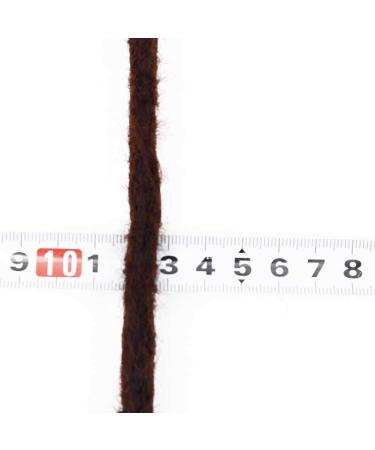 10x Dark Brown Dreadlocks Extensions - Afro Crochet Braids Synthetic Hair for Unisex | 50cm/20 - Best International Shipping Available - Buy Online on GoSupps.com