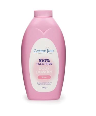 Body Powder 100% Talc Free Leaves Your Skin Soft and Smooth (Rose)