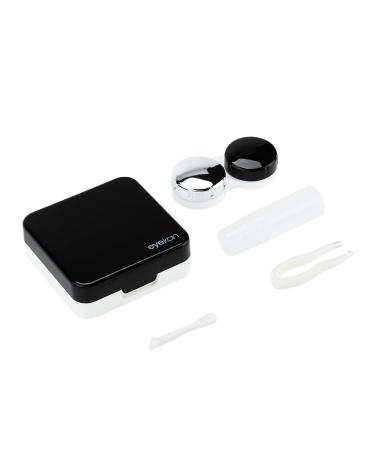 Travel-Friendly Contact Lens Set with Reflective Containers Breastfeeding Fluid Bottle and Tweezers - Ideal for Home and Travel - Buy Online on GoSupps.com