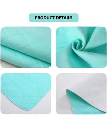 Beedsooth 2 Set Waterproof Washable Incontinence Pad 70x90cm - Breathable & Soft Fleece for Children & Adults - Green Double Pack - Buy Online on GoSupps.com