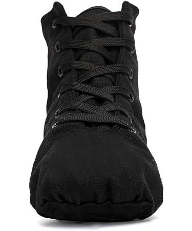 Smithmelody Canvas Jazz Dance Boots Ballet Sneakers - Black | Adult Men Women Kid Sizes - Buy Online on GoSupps.com