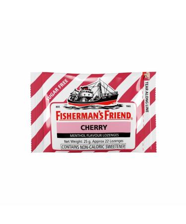 Fisherman's Friend Sugar Free Oral Air Freshener Cherry Soothing Fresh Tablets 25g