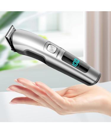 Multi-Functional Intelligent Hair Clipper Set - Digital Display Electric Shaver for Home Use - 160mm Gray | International Shipping Available - Buy Online on GoSupps.com