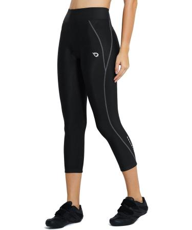Shop Baleaf Women s Padded 3/4 Bicycle Pants - Summer Cycling Leggings (UPF 50+) | Black & Gray XL - International Shipping Available - Buy Online on GoSupps.com