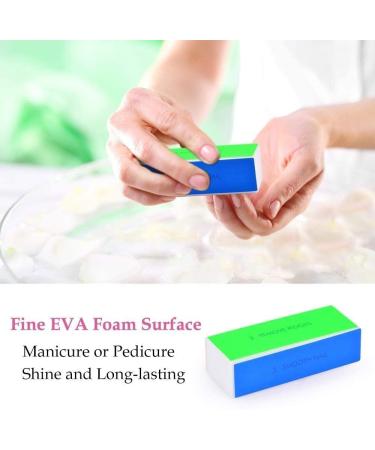 Nail File Set - 13 Pack Professional Nail Files Buffers & Brush | 100/180 Grit Double Sided Emery Board Manicure Set | Nail Trimming, Grinding, Polishing, Shining | Random Colors - 13 Count - Buy Online on GoSupps.com