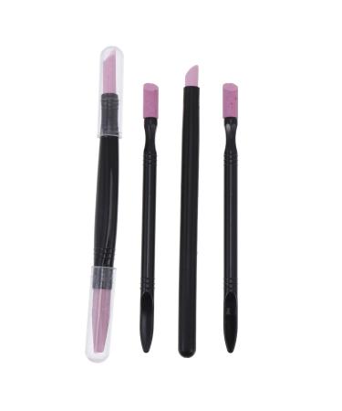 FRCOLOR Buffer Pens Nail Kits fingernail Files Pumice Double- Headed Nail Polishing Cuticle Remover Nursing Nail Plastic abs Mending Multitools 13x0.8cm