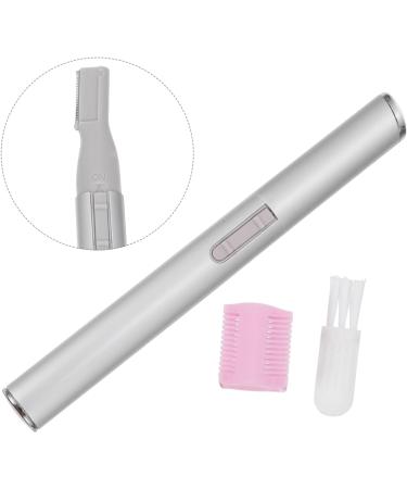 Balacoo Electric Eyebrow Trimmer Set | Women's & Men's Hair Removal Razor | Silver Manscape & Brow Shaper - Buy Online on GoSupps.com