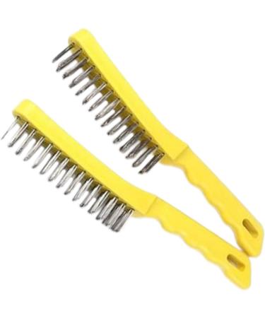 Stainless Steel Brush Set Long Handle Scratch Brush Multipurpose Cleaner Welding and Removing Rust 2  - Buy Online on GoSupps.com