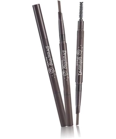 Beatifufu 2 1 Waterproof Eyebrow Pen Eyebrow Filler Eyebrow Pencil Brush To Rotate Makeup Tools Double Head - Buy Online on GoSupps.com