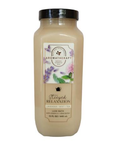 Bath & Body Works Aromatherapy Luxury Bubble Bath Lavender Mint Tea 15 Ounce