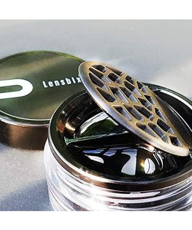 Buy Lensbix Purist Contact Lens Case - The Ideal Gift for Contact Lens Wearers | Innovative Black Design for Modern Lifestyles - Buy Online on GoSupps.com