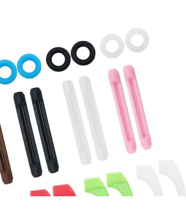 Silicone Eyeglass Temples & Ear Hooks - 12 Pairs Eyeglass Holders for Secure Fit | International Shipping Available - Buy Online on GoSupps.com