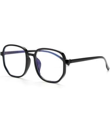 Shop Ultra-Light Oversized Reading Glasses for Men & Women | Blue Light Blocking Anti-Fatigue Computer Readers | Black - 1.5 Diopters - Buy Online on GoSupps.com