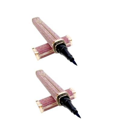FOMIYES Lash Glue Pen 2pcs Eyeliner Eye Liner Liquid Liner Black Eye Liner Pencils Eye Liners Dense Glue Pen Miss