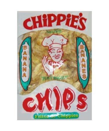 CHiPPiE'S Banana Chips (1.25 ozs. x 12 Packs) Not Sweetened but Salted 'Just Right' Banana Chips 1.25 Ounce (Pack of 12)