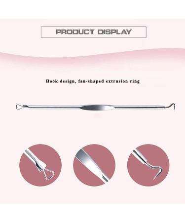 NIUTA Blackhead Remover Tool Kit - Acne Needle Extractor for Facial Cleaning - Silver (Pack of 4) - Buy Online on GoSupps.com