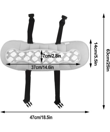 AIPINQI Child Car Seat Head Support Band - Grey | Safe Sleep Solution for Car & Plane Travel - Buy Online on GoSupps.com