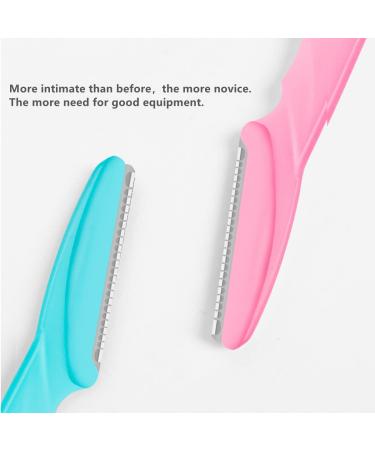 12-Piece Eyebrow Razors Set | Women's & Men's Face Shaver with Precision Coverage (Green Pink Yellow) - International Shipping Available - Buy Online on GoSupps.com