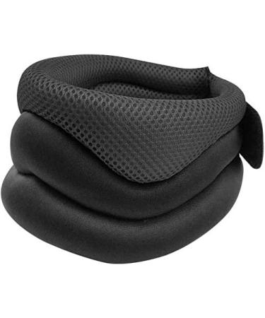 Ergonomic Neck Support Brace for Pain Relief - Soft Foam Collar for Stabilizing Vertebrae & Sleeping Comfort - Grey - Buy Online on GoSupps.com