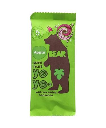 Bear Nibbles Pure Apple Fruit Yoyo 20g Rolls