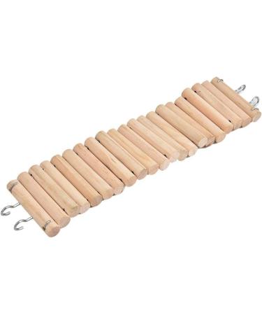Wooden Hamster Ladder - Pet Suspension Bridge for Climbing and Swinging - Ideal for Mice, Gerbils, Chinchillas, and Parrots - Buy Online on GoSupps.com