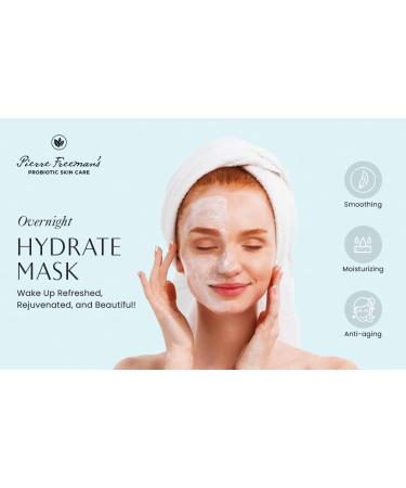 Pierre Freeman Overnight Hydrate Mask - Argan & Tea Tree Oil (4 oz) | Nourishing Moisture for All Skin Types International Shipping Available - Buy Online on GoSupps.com