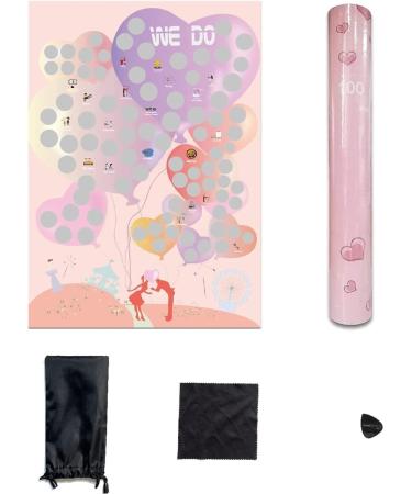 Fangkun 100 Dates Scratch Off Poster Couples Bucket List 100 Dating Idea for Couple Activities 100 Sweet Things to Do with Your Other Half New Year Valentine's Day Gifts for Couples 16.5'' x 23.4'' - Buy Online on GoSupps.com