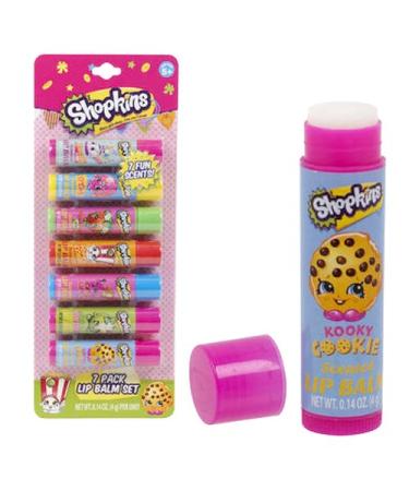 Shopkins Flavored Lip balm (Pack of 7)