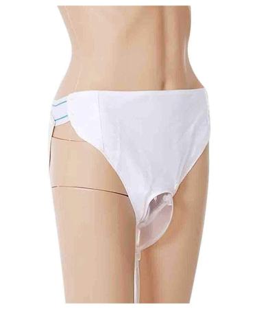 Comfort Silicone Urine Collector Wearable Urine Bag Incontinence Pants for Men and Women with Elastic Waistband Atrophy Type 0122 (Color : Women's General Type)