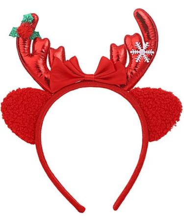 hgnxa Christmas Antlers Elk Headbands Headwear Hair Hoop for Christmas Headpiece Fancy Dress Party Supplies C1 - Buy Online on GoSupps.com