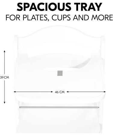 Hauck Alpha+ Wooden Tray White - FSC Certified Beechwood Highchair Tray - Buy Online on GoSupps.com