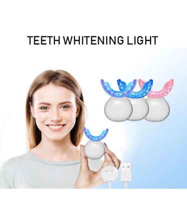 Teeth Whitening Light 32 LED Red & Blue Intelligent System for Effective Stain Removal | USB Powered LED Accelerator - Buy Online on GoSupps.com