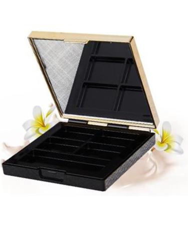 NOLITOY 1pc Eyeshadow Metal Nail File Small Empty Eye Shadow Pallet Eye Shadow Box Powder Box Magnetic 1 count (Pack of 1) Black - Buy Online on GoSupps.com