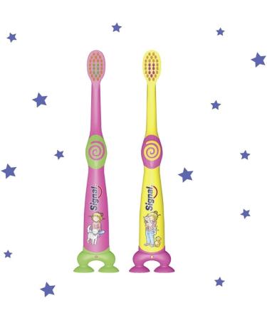 Buy Signal Kids Toothbrush 0-6 Years | Ultra-Soft Bristles | Dental Care for Children - Pack of 3 - Buy Online on GoSupps.com