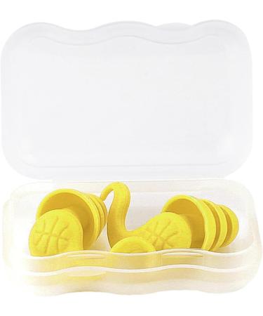 Ear Plugs for Noise Reduction - Noise Cancelling Waterproof Earplugs Multifunctional Ear Plugs Perfect for Home Swimming Work Travel Yellow - Buy Online on GoSupps.com