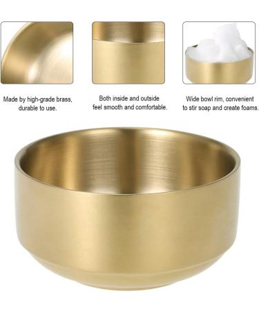 Buy Benkeg Metal Razor Bowl - Durable Brass Shaving Cup for Men | Perfect for Facial Cleaning and Shaving Brushes - International Shipping Available - Buy Online on GoSupps.com