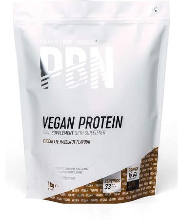 PBN - Premium Body Nutrition Vegan Protein Chocolate Hazelnut 1kg Pouch