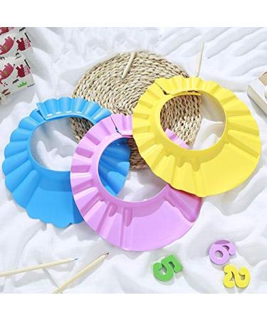 Baby Safe Adjustable Water Shield Cap for Bathing - Yellow - 1PCS - Buy Online on GoSupps.com
