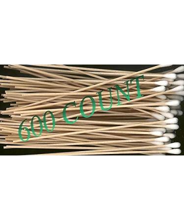 Cotton swabs with cotton tip with wooden handle 600 pieces