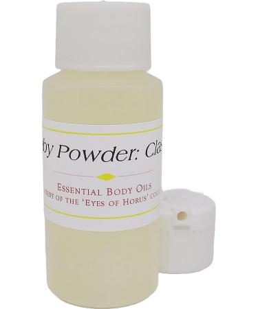 Baby Powder: Classic Scented Body Oil Fragrance Flip Cap - Light Gold - 1 oz. - ID#31860 1 Ounce (Pack of 1)