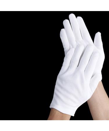 Sevenmye 6 Pairs Moisturizing Cotton Gloves | White Cosmetic & Spa Gloves for Soft Skin - Buy Online on GoSupps.com