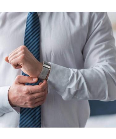 VANCLE Stainless Steel Mesh Band for Fitbit Charge 4/3 - Adjustable Magnet Clasp, Breathable Wristband for Men and Women (Silver, Small) - Buy Online on GoSupps.com