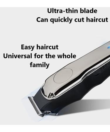 Pro Hair Clipper Fader for Men Oil Head Hair Trimmer Children Can Use Electric Clippers Modern Design Sense Rechargeable Razor Modern Silver - Buy Online on GoSupps.com