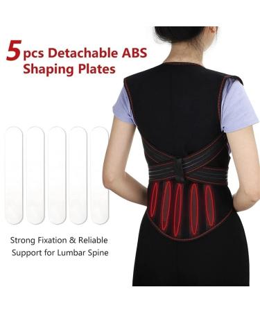 Back Brace 108pcs Magnets Full Back Lumbar Support Belt Self-Heating Waist Back Brace Posture Corrector Corset Vest Back Pain Relief - Buy Online on GoSupps.com